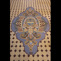 Einsiedeln, Benediktinerabtei, Bodenmosaik