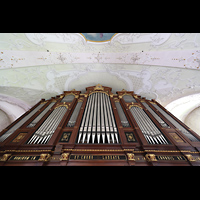 Engelberg, Klosterkirche, Hauptorgel perspektivisch