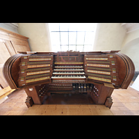 Engelberg, Klosterkirche, Voriger Hauptorgelspieltisch von Goll (1926)