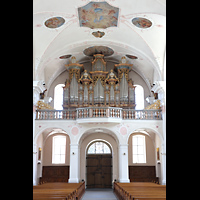 Lachen, Pfarrkirche Heilig Kreuz, Orgelempore