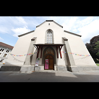 Luzern, Franziskanerkirche St. Maria in der Au, Westfassade