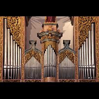 Muri, Klosterkirche St. Martin, Prospektfelder des Hauptwerks der Hauptorgel