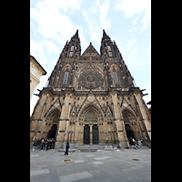 Praha (Prag), Katedr�la sv. V�ta (St. Veits-Dom), Westfassade