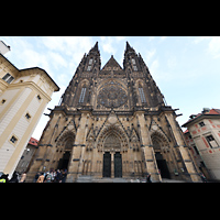 Praha (Prag), Katedr�la sv. V�ta (St. Veits-Dom), Westfassade
