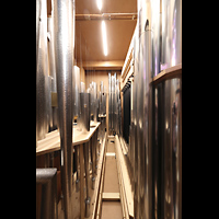 Praha (Prag), Katedr�la sv. V�ta (St. Veits-Dom), Pfeifen im Solo-Hochdruckwerk (Stentor Gamba und Tuba)