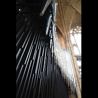 Praha (Prag), Katedr�la sv. V�ta (St. Veits-Dom), Hauptorgelprospekt seitlich