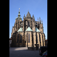 Praha (Prag), Katedr�la sv. V�ta (St. Veits-Dom), Ansicht von Osten auf den Chor