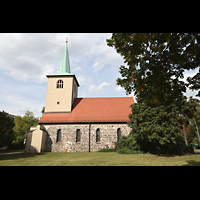 Berlin, Alte Pfarrkirche (Dorfkirche Lichtenberg), Ansicht von S�den vom Loeperplatz