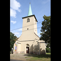 Berlin, Alte Pfarrkirche (Dorfkirche Lichtenberg), Ansicht von S�dwesten von der M�llendorffstra�e