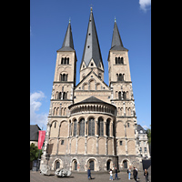 Bonn, M�nster St. Martin, Ansicht von Osten vom Martinsplatz