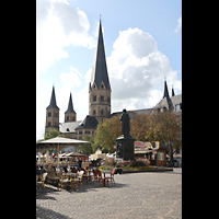 Bonn, M�nster St. Martin, Ansicht von Norden vom M�nsterplatz