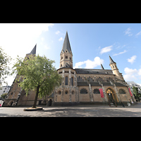 Bonn, M�nster St. Martin, Ansicht von Norden vom M�nsterplatz