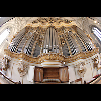 Halle (Saale), Marktkirche Unserer Lieben Frauen, Hauptorgel mit Spieltisch