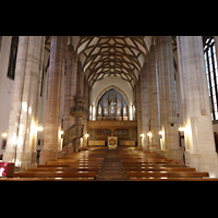 Halle (Saale), Moritzkirche, Kanzel und Orgel