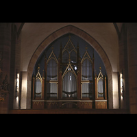 Halle (Saale), Moritzkirche, Orgel beleuchtet