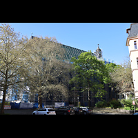 Halle (Saale), Moritzkirche, Ansicht von Norden von der Dreyhauptstra�e