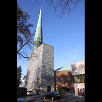 Hamburg, Hauptkirche St. Nikolai, Ansicht von S�dosten vom Harvestehuder Weg