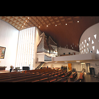 Hamburg, Hauptkirche St. Nikolai, Blick von Nordwsten zur Orgelempore