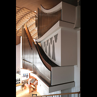 Hamburg, Hauptkirche St. Nikolai, Hauptorgel mit Spieltisch seitlich