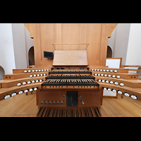 K�ln (Cologne), Trinitatiskirche, Mechanischer Spieltisch an der Orgel