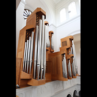 K�ln (Cologne), Trinitatiskirche, Orgel, von der Seitenempore aus gesehen