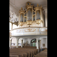 L�bbenau, St. Nikolai, Orgelempore seitlich