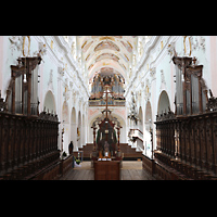 Ochsenhausen, Klosterkirche St. Georg, Chor- und Hauptorgel