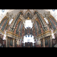 Weingarten, Basilika  St. Martin, Gro�e Gabler-Orgel Gesamtansicht