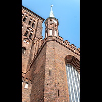 Gdansk (Danzig), Bazylika Mariacka (St. Marien), Eine der Fialen an der Südfassade
