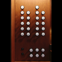 Barcelona, Oratori Sant Felip Neri (Montserrat-Torrent-Orgel), Linke Registerstaffel