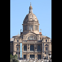 Barcelona, Palacio Nacional Montju�c (Montjuich), Haupteingang und Kuppel