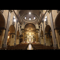 El Vendrell, Sant Salvador, Innenraum in Richtung Chor
