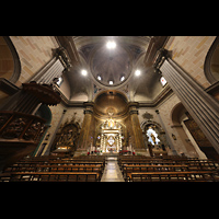 El Vendrell, Sant Salvador, Innenraum in Richtung Chor