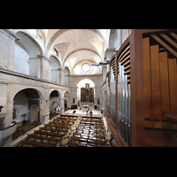 La Selva del Camp, Sant Andreu, Blick �ber das R�ckpositiv zum Chorraum