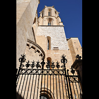 Tarragona, Catedral de Santa Tecla, Seitenansicht von S�dosten von der Carrer de les Cocques