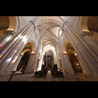 Tarragona, Catedral de Santa Tecla, Hauptschiff in Richtung Chor