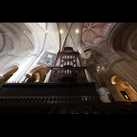 Tarragona, Catedral de Santa Tecla, Seitlicher Blick zur Orgel und ins Gew�lbe