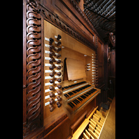 Tarragona, Catedral de Santa Tecla, Spieltisch von links