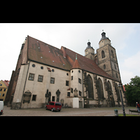 Wittenberg, Stadtkirche St. Marien, Auenansicht