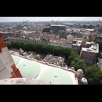 London, Westminster Cathedral, Blick vom Turm aufs Dach