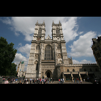 London, Westminster Abbey, Fassade