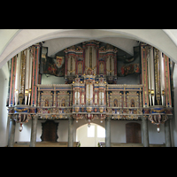 Basedow, Dorfkirche, Orgelprospekt