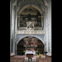 Halle (Saale), Marktkirche Unserer Lieben Frauen, Chorraum mit Chororgel