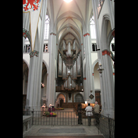 Altenberg, Dom, Blick in die Vierung zur Orgel