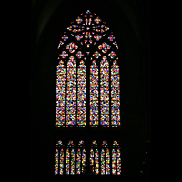 Köln (Cologne), Dom St. Peter und Maria, Neues Fenster im Südquerhaus von Gerhard Richter