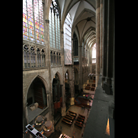 Köln (Cologne), Dom St. Peter und Maria, Blick vom Domumgang ins Querhaus