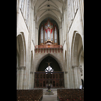Magdeburg, Dom St. Mauritius und Katharina, Orgelempore an der Rückwand