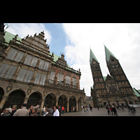 Bremen, Dom St. Petri, Rathaus und Dom