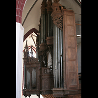 Tangermünde, St. Stephan, Orgel von der Seitenempore aus