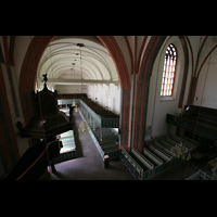 Norden, St. Ludgeri, Blick von der Orgelempore in die Kirche